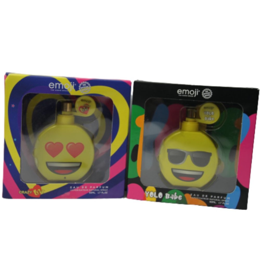 Emoji The Official Brand YOLO Babe +  Crazy Love 50ml 1.7 Fl. Oz. Ea. New